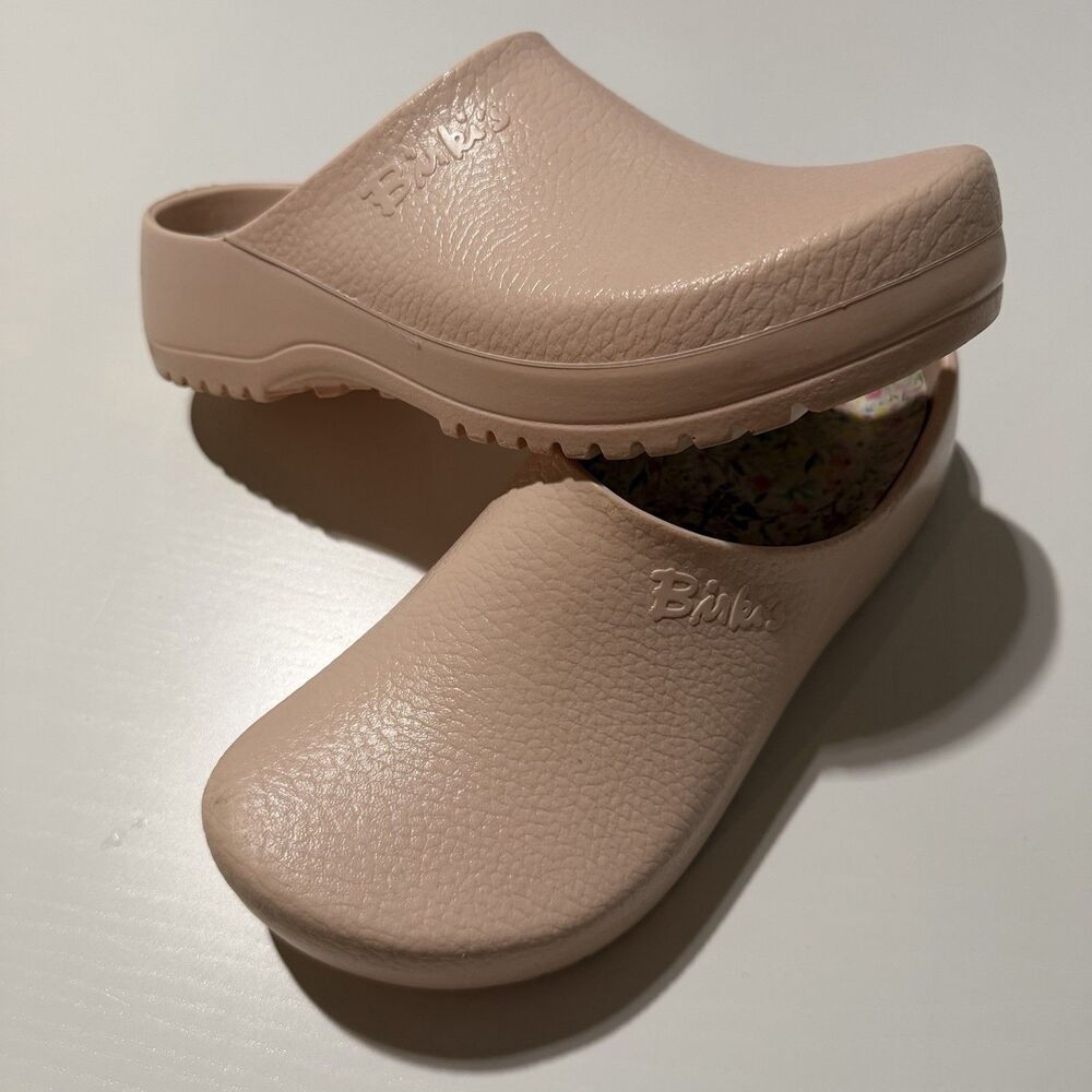 Birkenstock Super Birki Women's Clogs Sz 10 Comfort Light Rose Slip On Shoes
